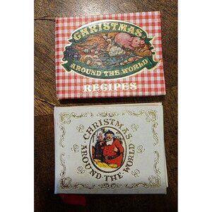 Vintage Miniature Book Christmas Ornaments Kurt Adler 1979 & Sears Roebuck 1981